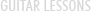 Online Guitar Lessons