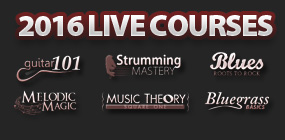 New Live Guitar Courses for 2016