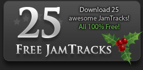 Holiday Goodies!  Get 25 JamTracks for Free