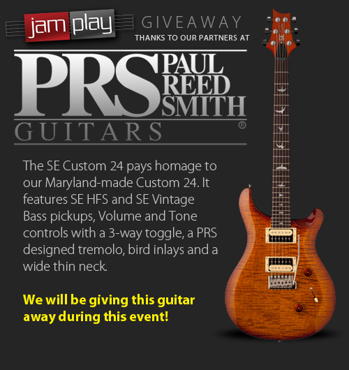 PRS Giveaway from JamPlay.com