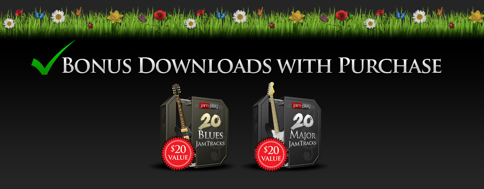 Bonus Downloads with Purchase - 2 Free JamTrack Packs