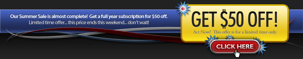 Save $50 off a yearly membership, click here!